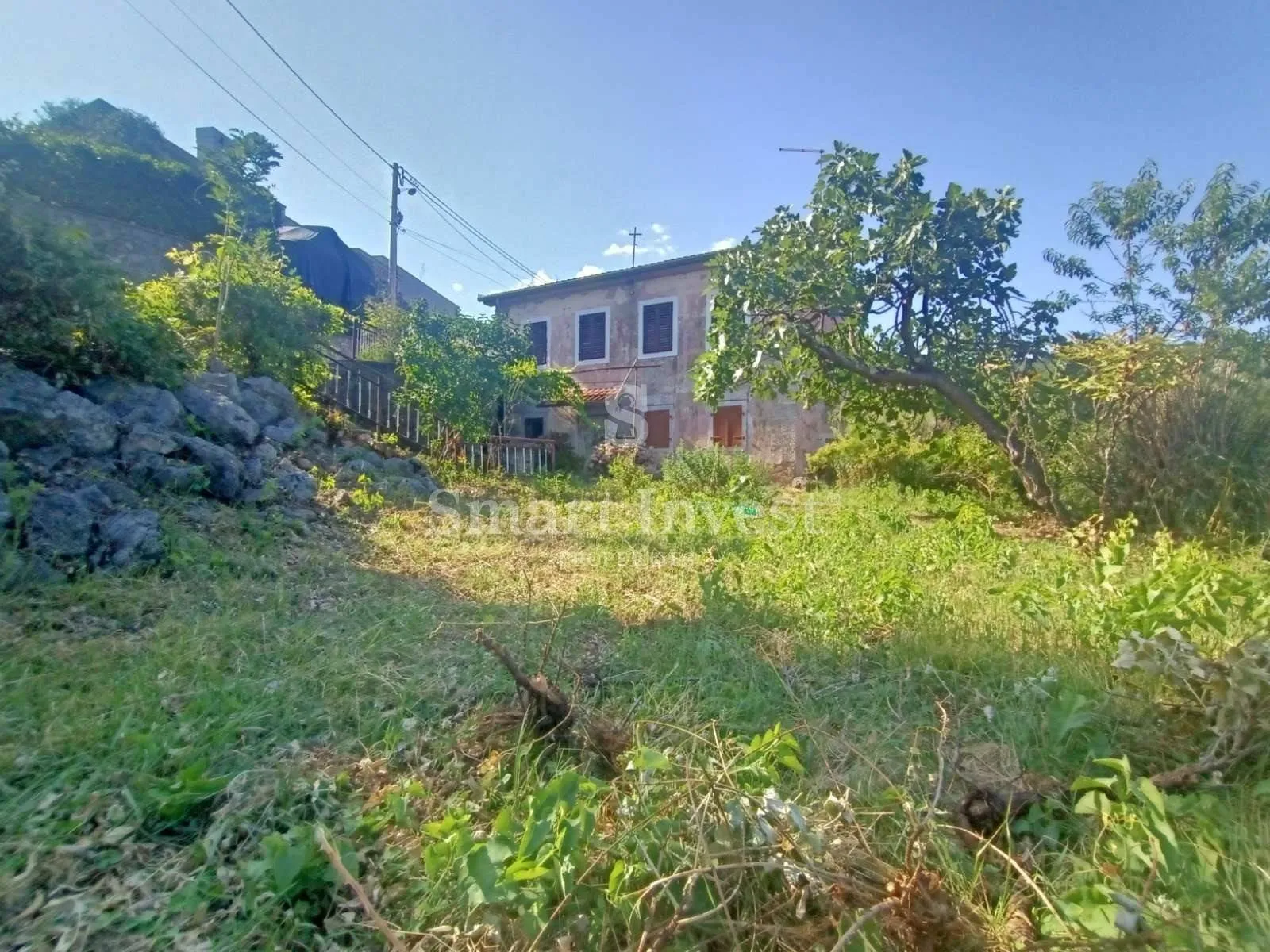 poljane, zemljište od 1260 m2 sa starinom i pogledom na more - slika 4
