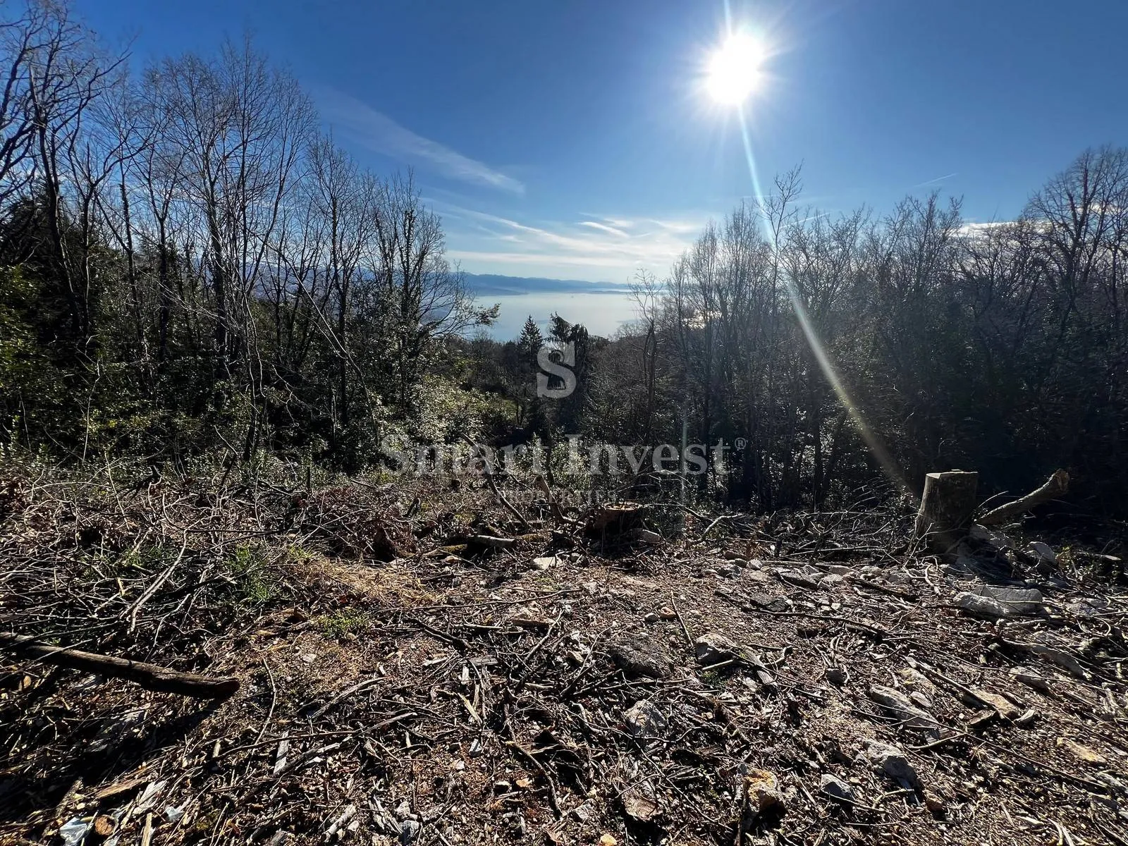 bregi, zemljište od 1230 m2 s pogledom na more - slika 2