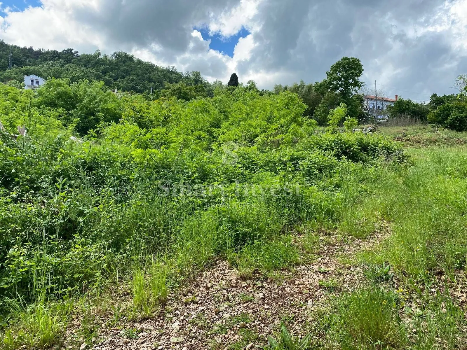 lovran, zemljište od 984 m2 s građevinskom dozvolom, pogled na more - slika 5