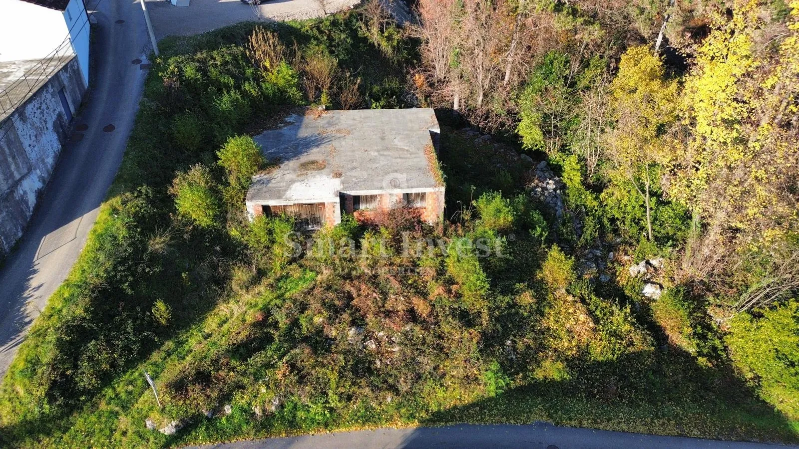 OPATIJA - POBRI, započeta gradnja kuće na zemljištu od 1199 m2 - Pobri, Opatija