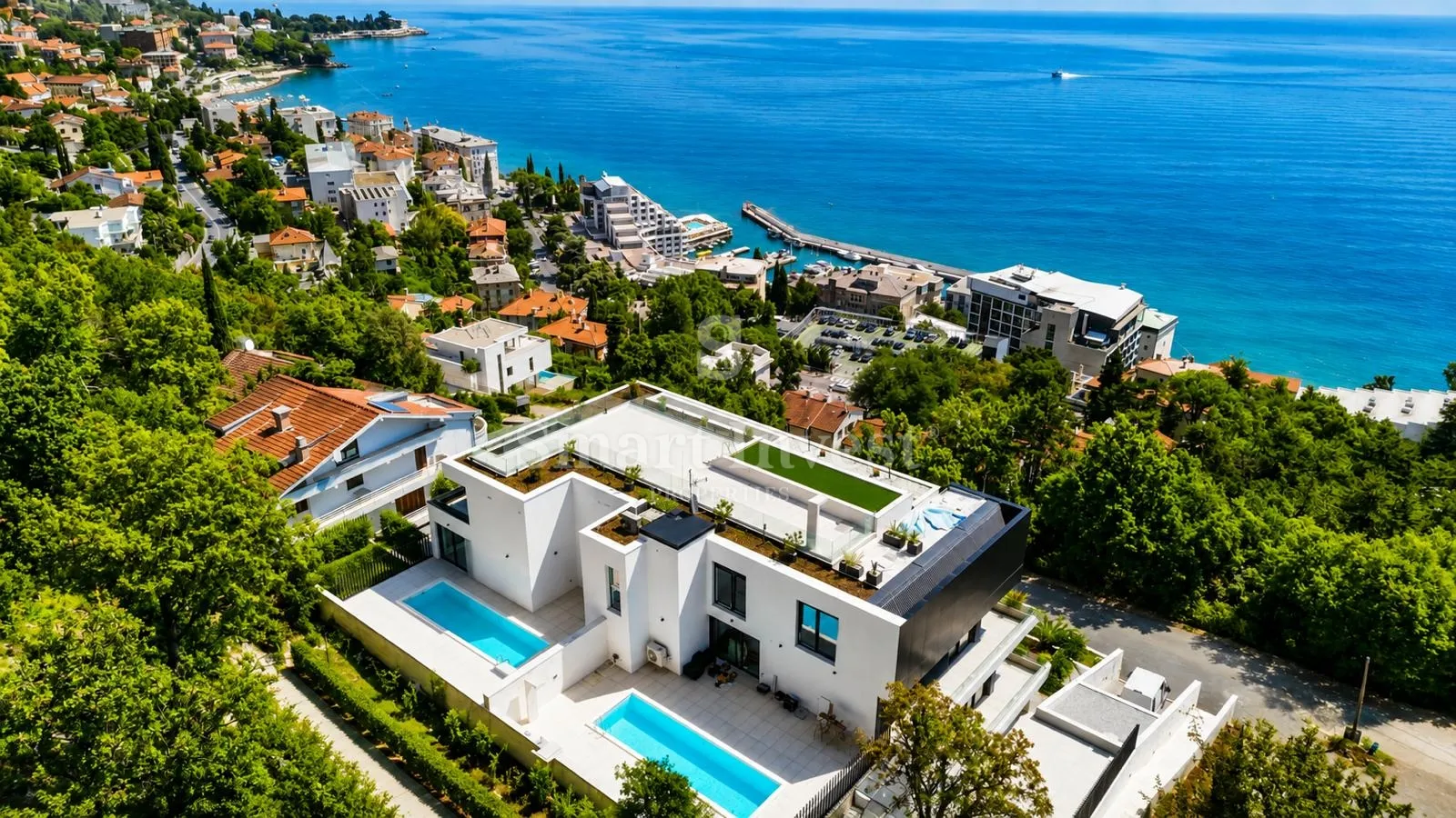 opatija, luksuzan stan s bazenom i okućnicom u novogradnji (s2) - slika 11