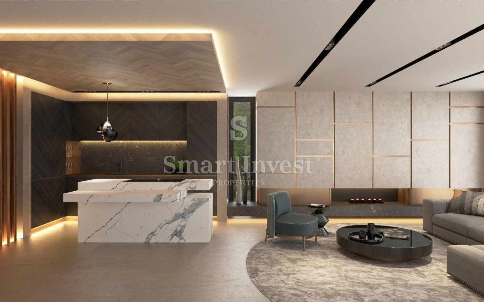 opatija - centar, raskošni penthouse s pogledom na more u novogradnji s bazenom (s3) - slika 14