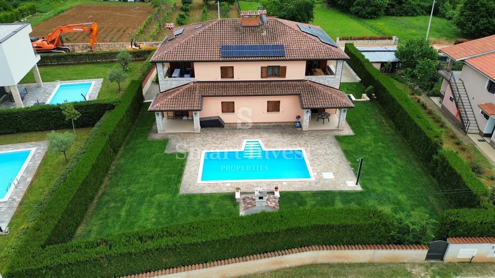 POREČ, kuća s 4 apartmana i bazenom - Dračevac, Poreč