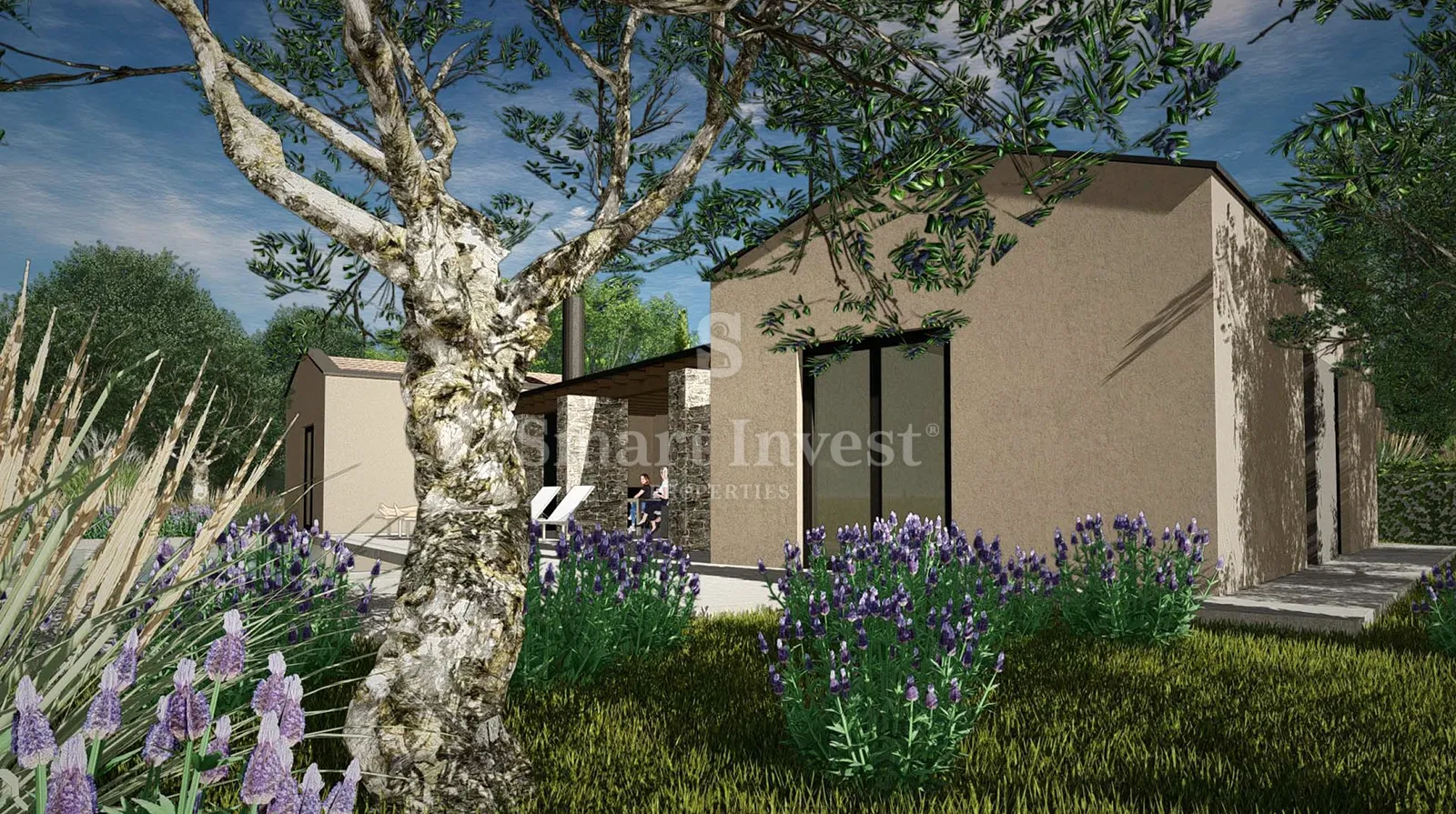 istra - gračišće, građevinsko zemljište s projektom, 1100 m2 - slika 11