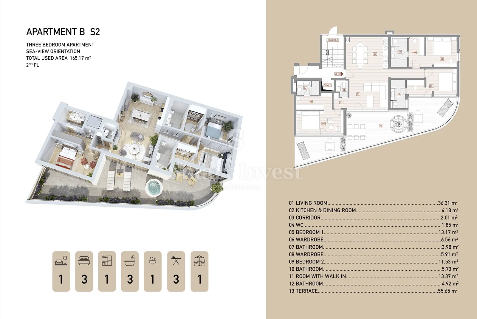 opatija - centar, stan 3s+db s pogledom na more u novogradnji (b-s2) - slika 27