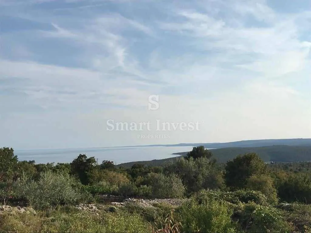 istra, rabac okolica, zemljište s građ. dozvolom za posebnu modernu vilu blizu mora! - slika 5