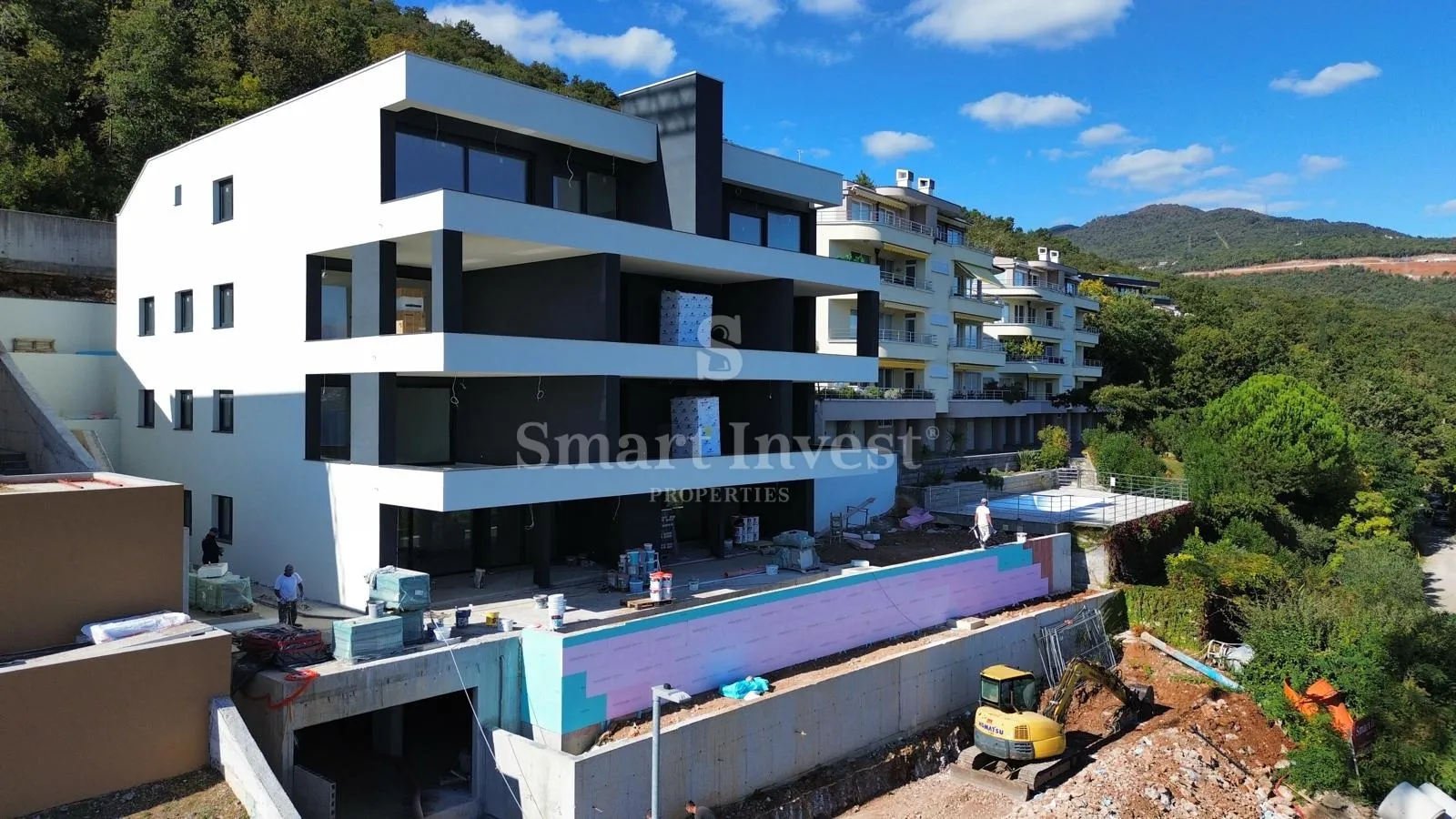 OPATIJA, stan 2S+DB s pogledom na more u luksuznoj novogradnji (A3)