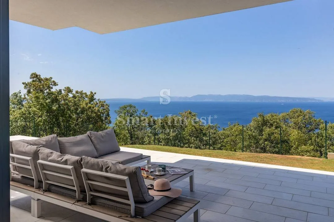 kostrena - predivna moderna vila s panoramskim pogledom - slika 46