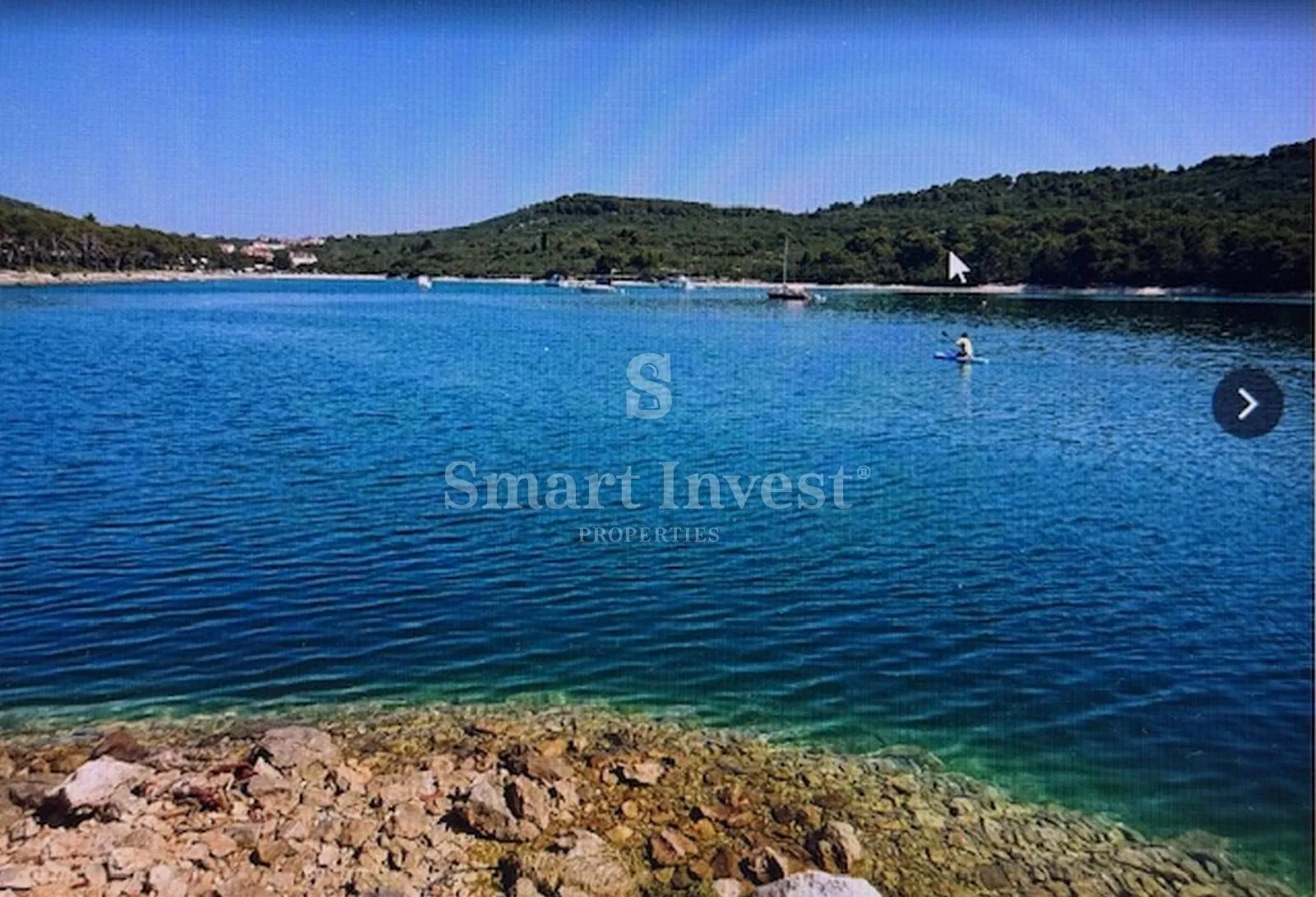 otok ugljan - kali, zemljište prvi red do mora od 3182 m2 - slika 4