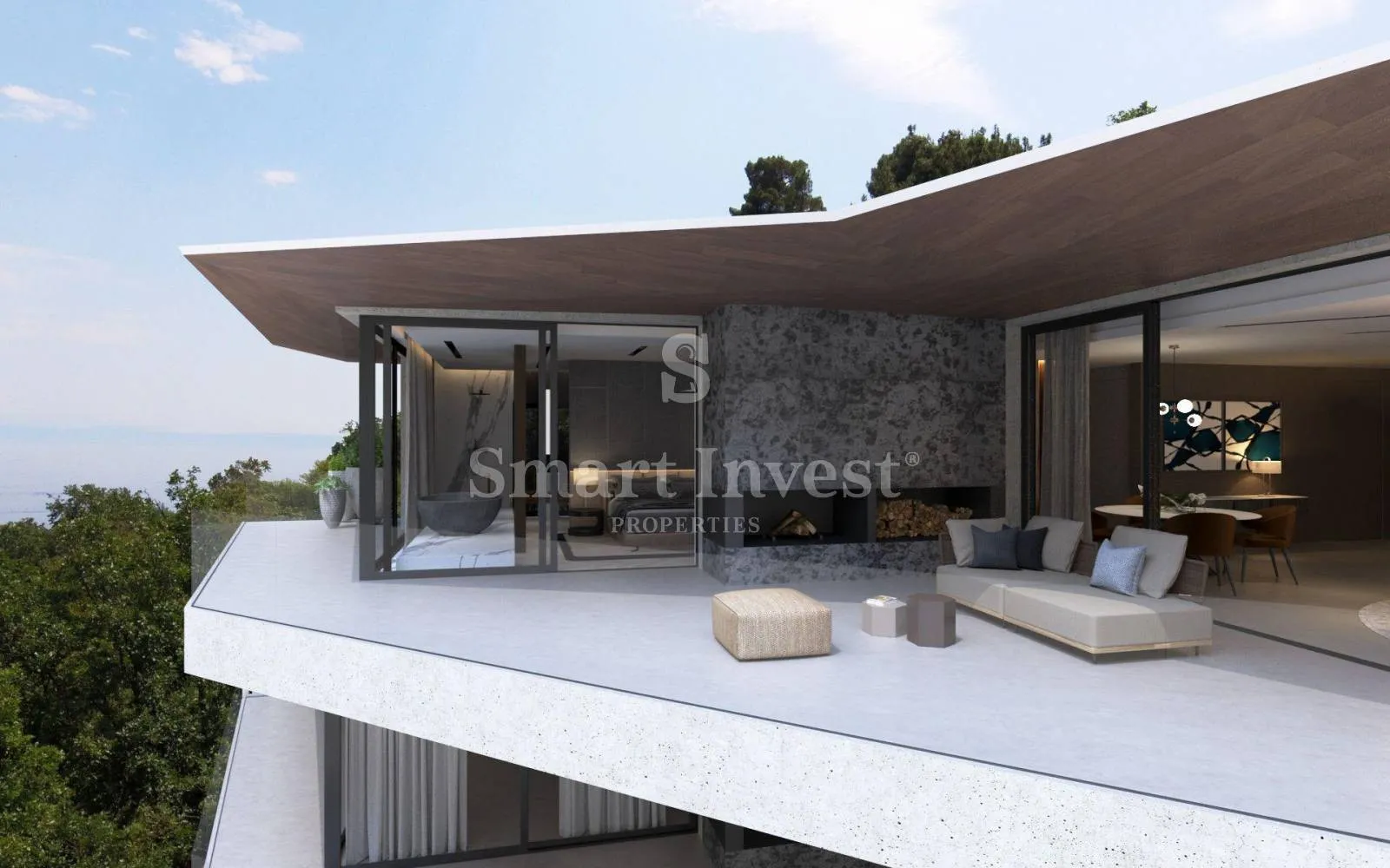 opatija - centar, raskošni penthouse s pogledom na more u novogradnji s bazenom (s3) - slika 10