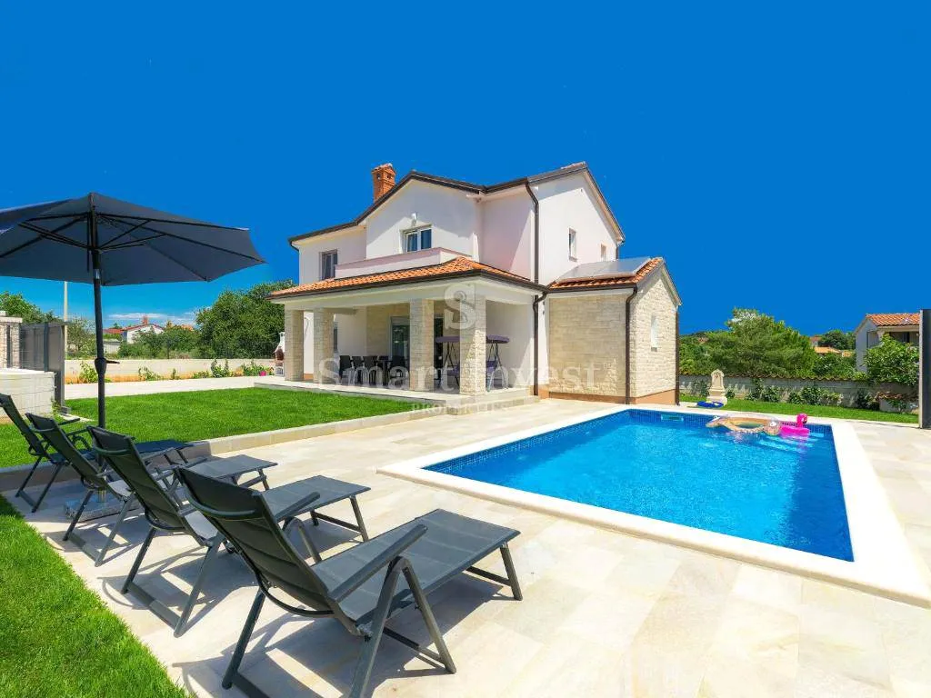 poreč, nova samostojeća kuća s bazenom, 5 km od mora - slika 2