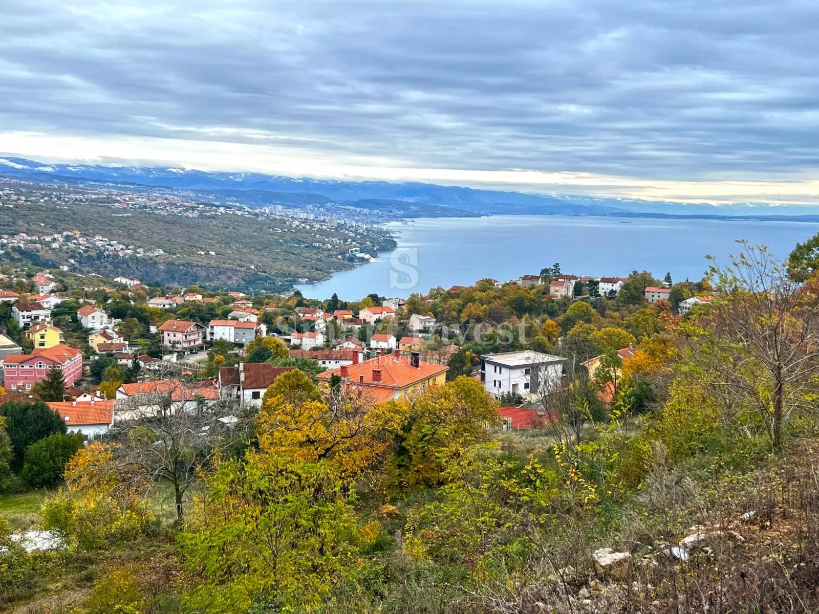 matulji, zemljište od 6530 m2 za izgradnju 5 vila s pogledom na more - slika 4