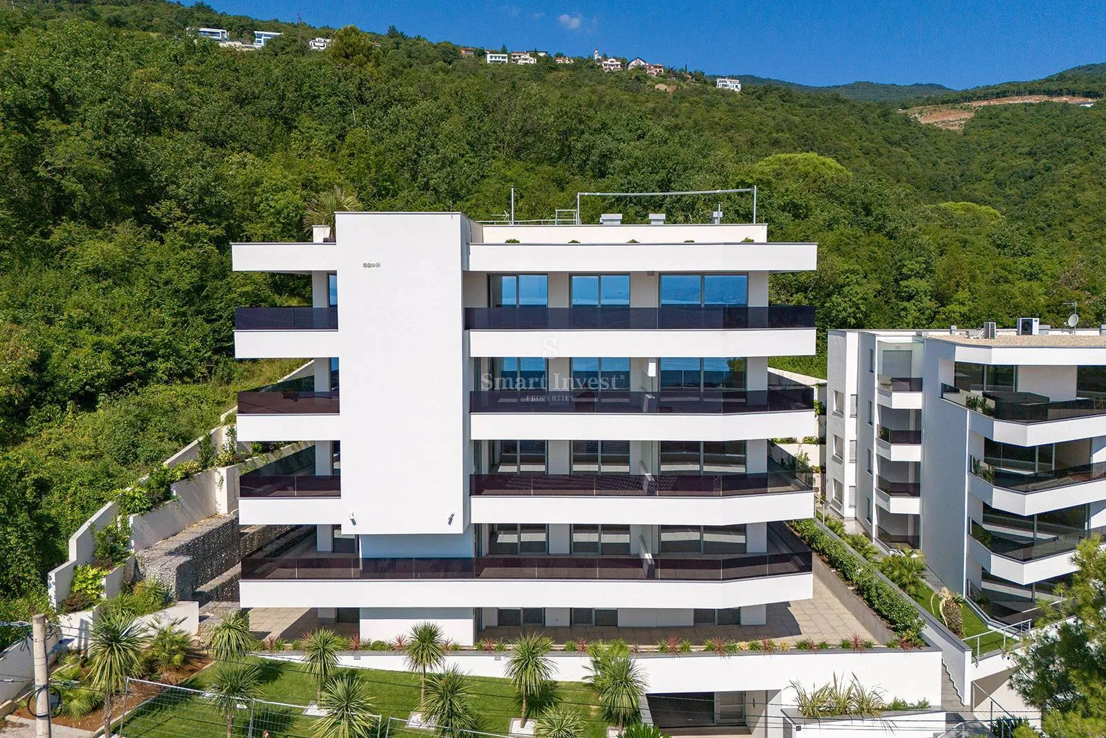 opatija, stan 2s+db s pogledom na more u novogradnji s bazenom (p2) - slika 2