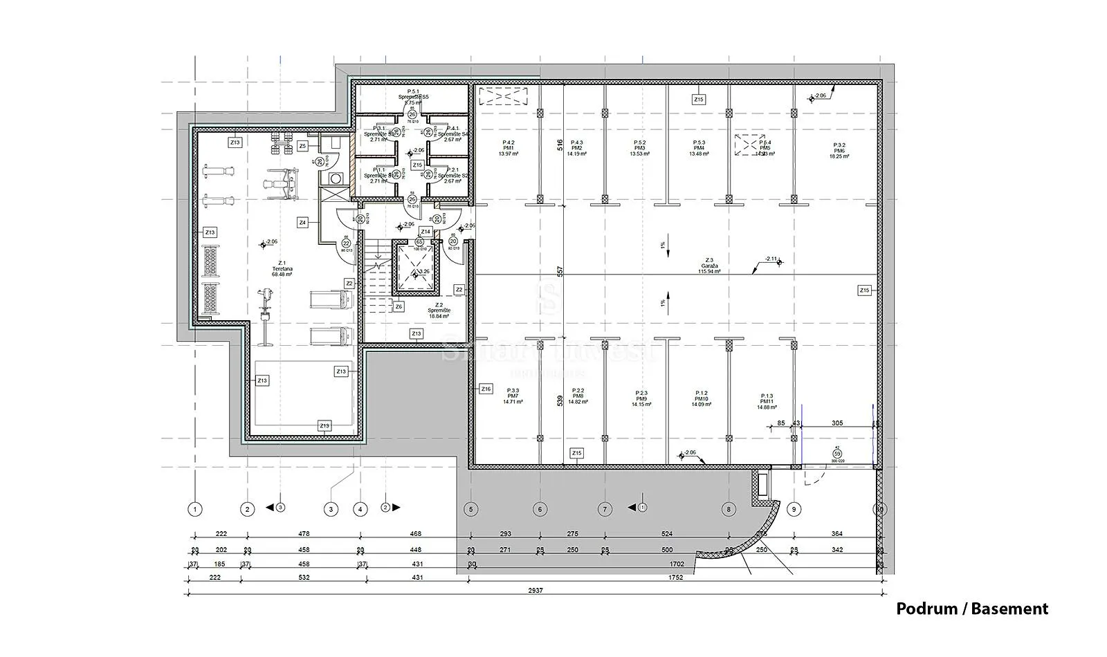 bivio, luksuzan penthouse s bazenom i krovnom terasom (s5) - slika 11