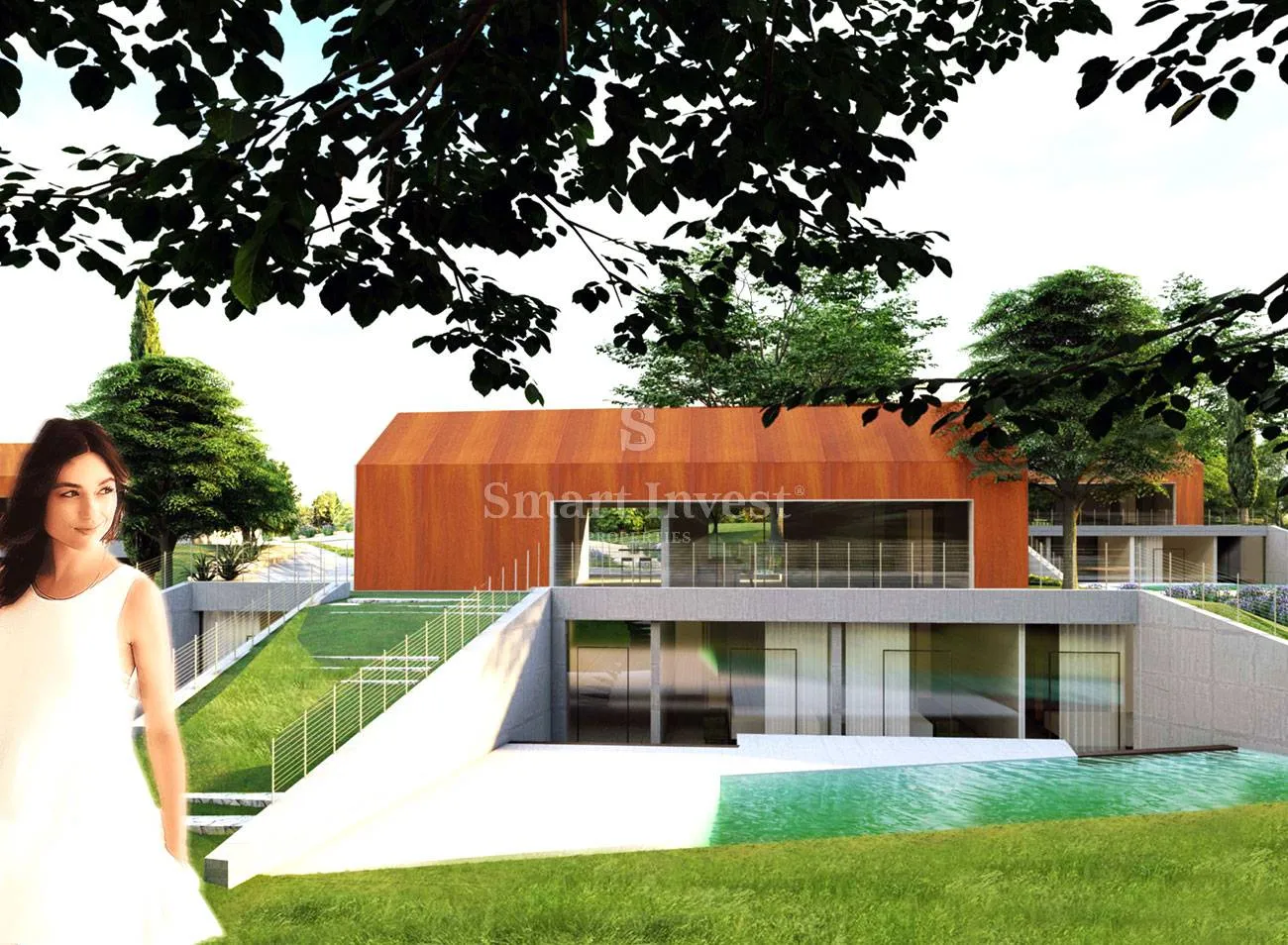 brtonigla, zemljište s idejnim projektom za izgradnju 3 vile - slika 4