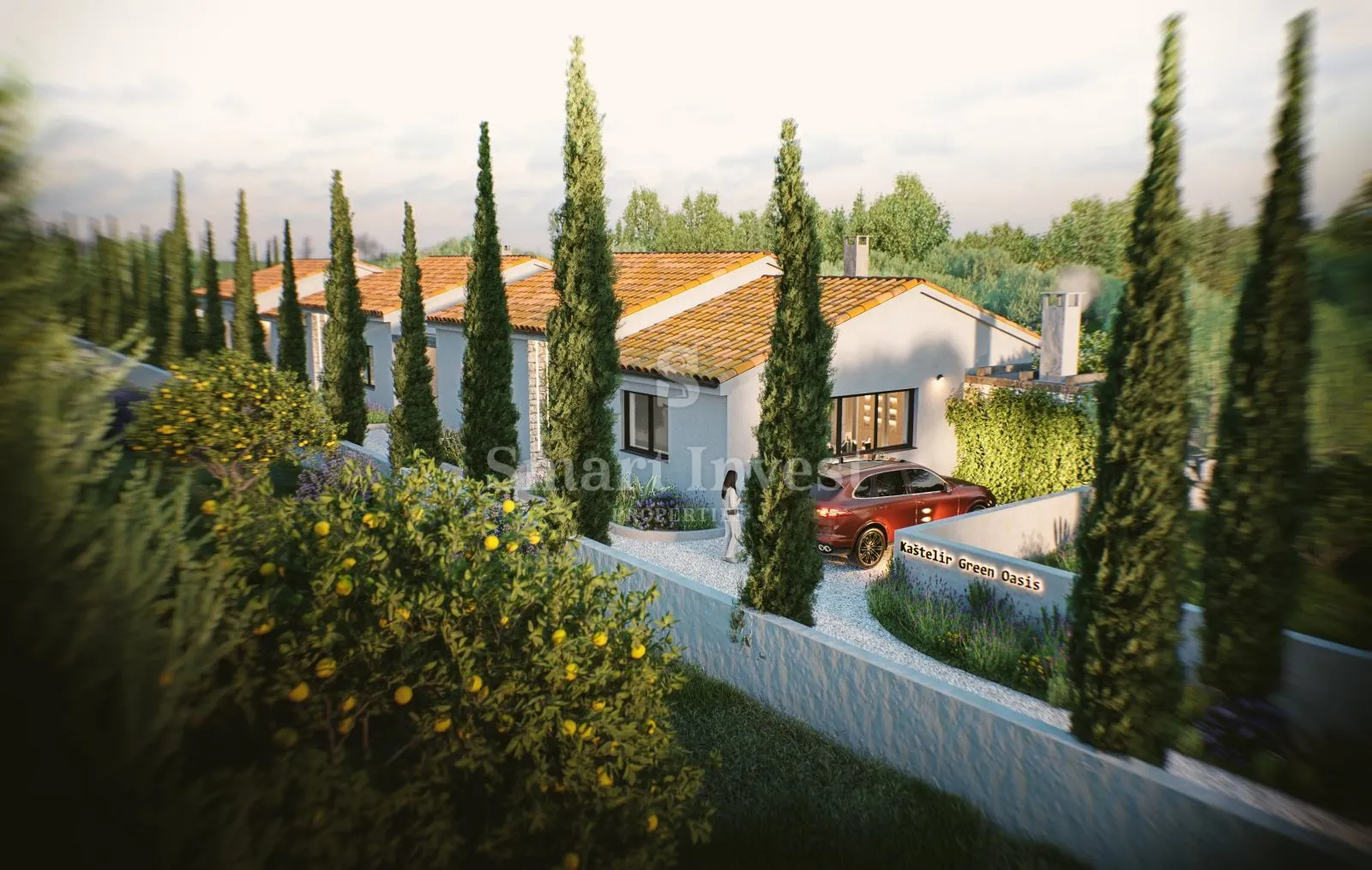 poreč - kaštelir, moderna kuća u nizu, u izgradnji - slika 8