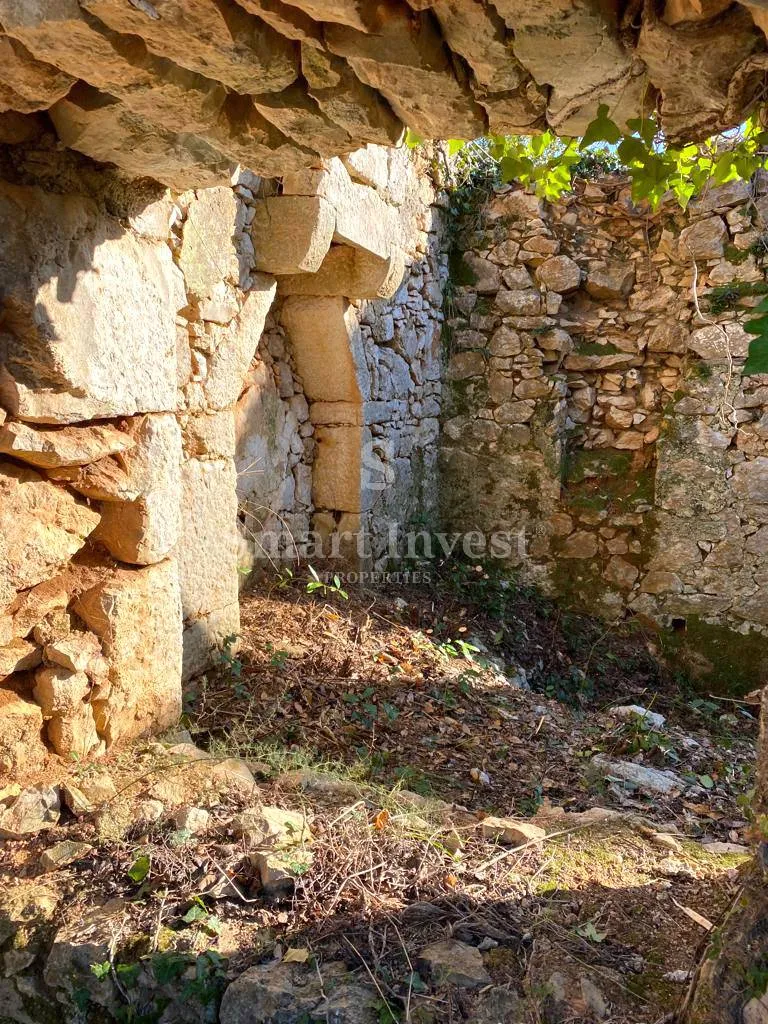 opatijska rivijera, teren od 3.282 m2 sa 7 starina i projektom, pogled na more - slika 23