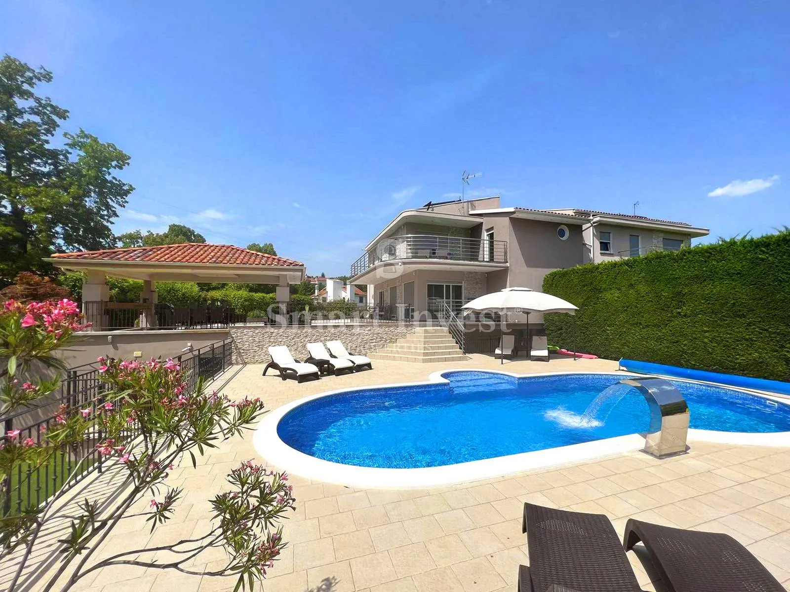 OPATIJA, ekskluzivna villa s bazenom i teniskim terenom, prodaja - Pobri, Opatija