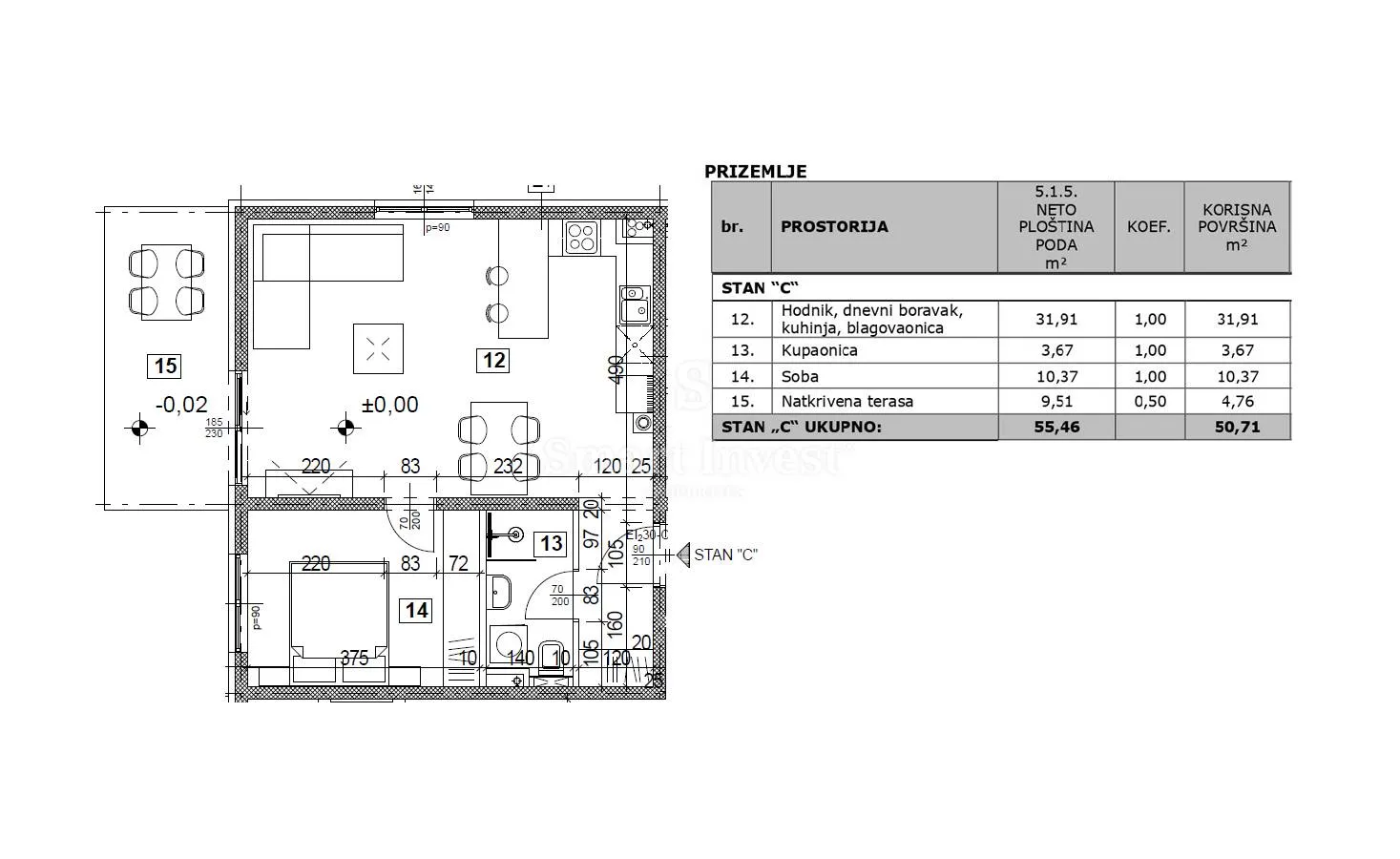 poreč – vabriga, stan 1s+db s vrtom u novogradnji u blizini mora (v1-c) - slika 8
