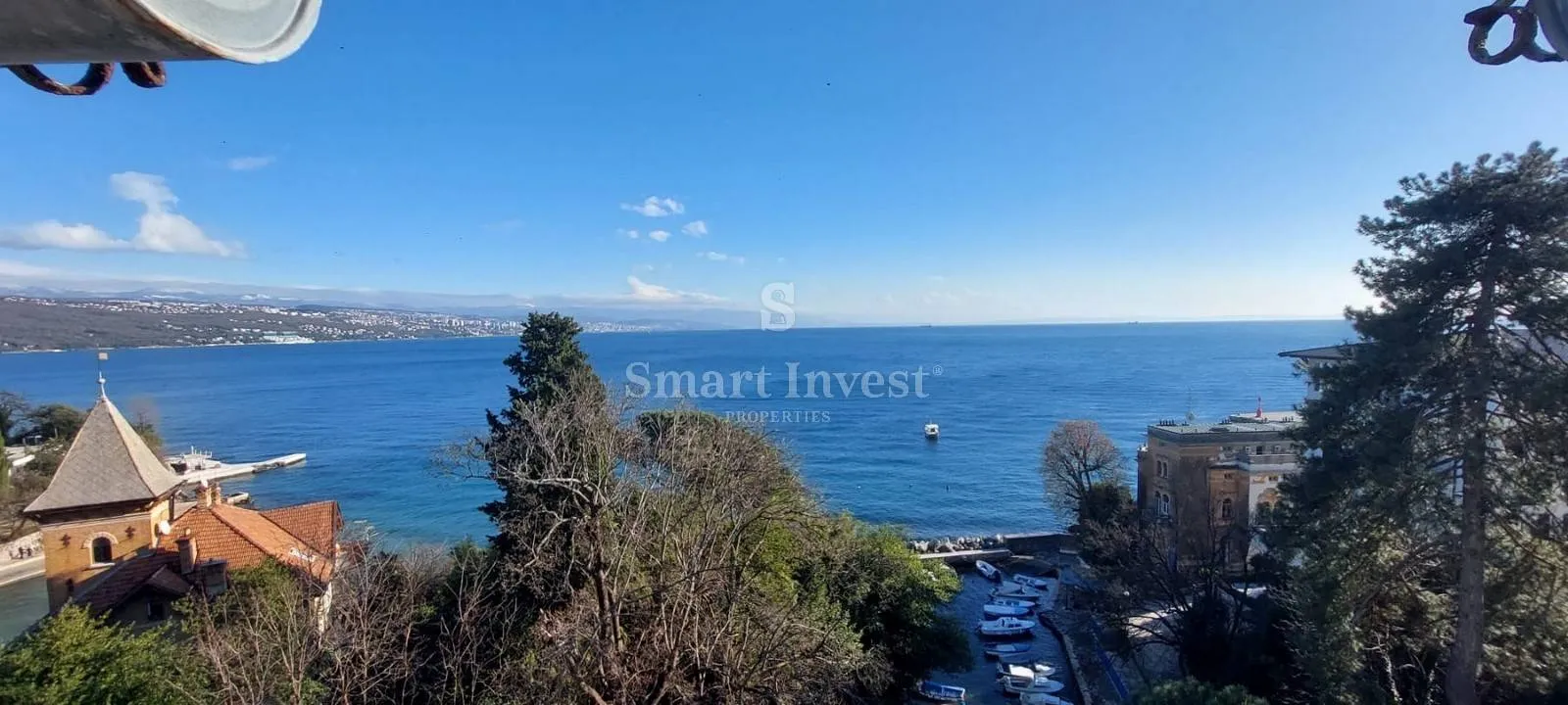 OPATIJA - CENTAR, stan 1. red do mora s terasom