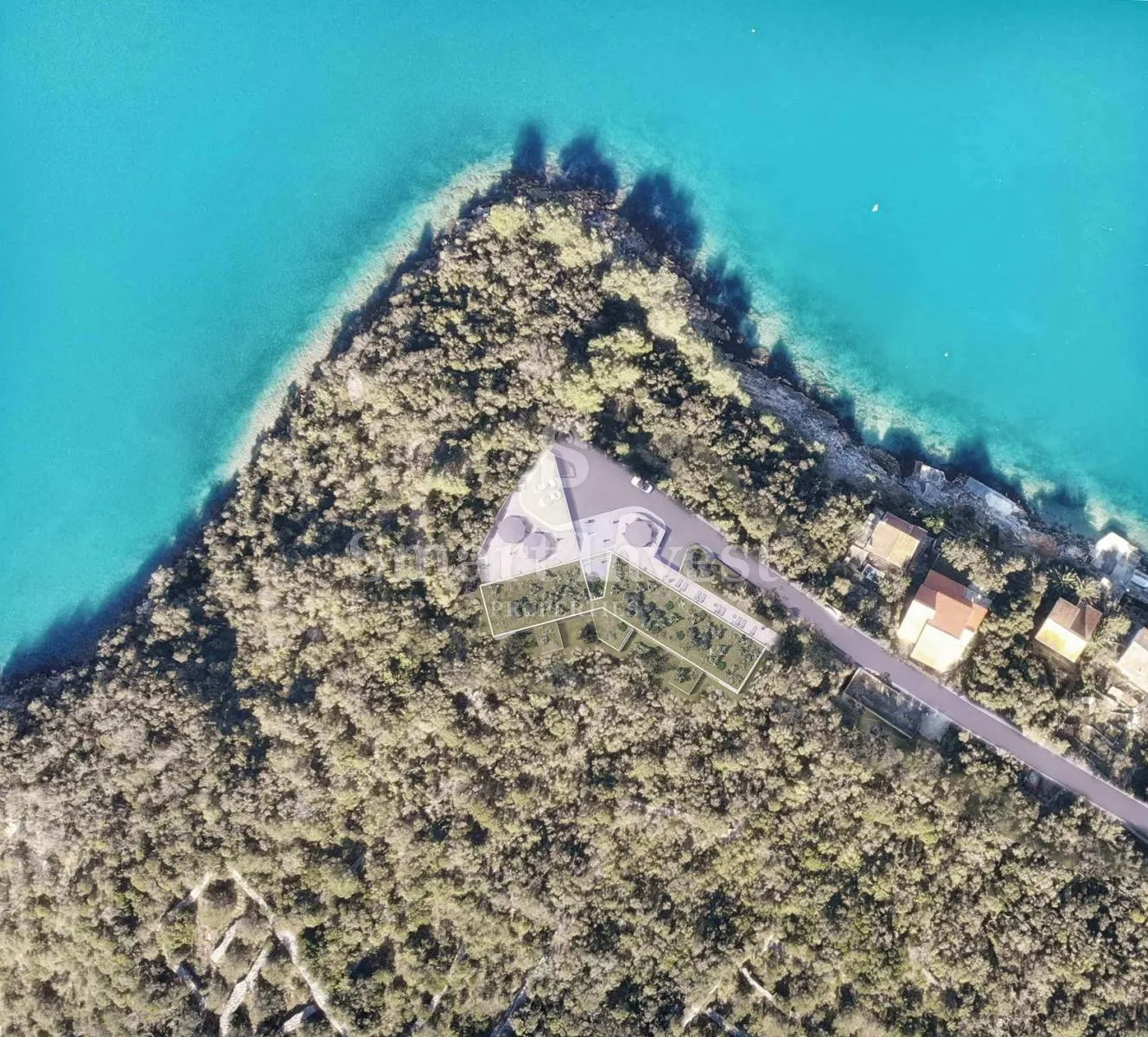dugi otok, građevinsko zemljište za hotel, vile 1. red more blizu kornata - slika 2