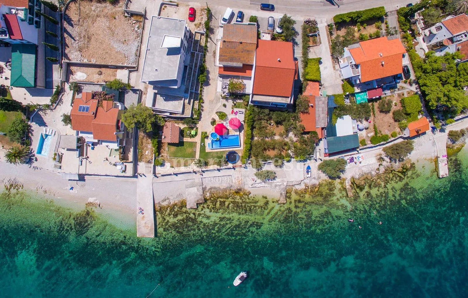 slatine - čiovo, 1. red do mora, kuća na tri etaže - slika 19