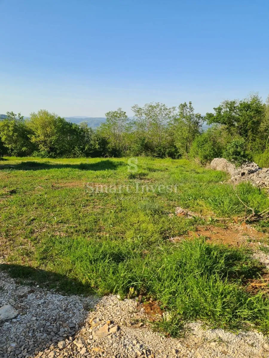 istra, labin - rabac, zemljište od 826 m2 s panoramskim pogledom - slika 2