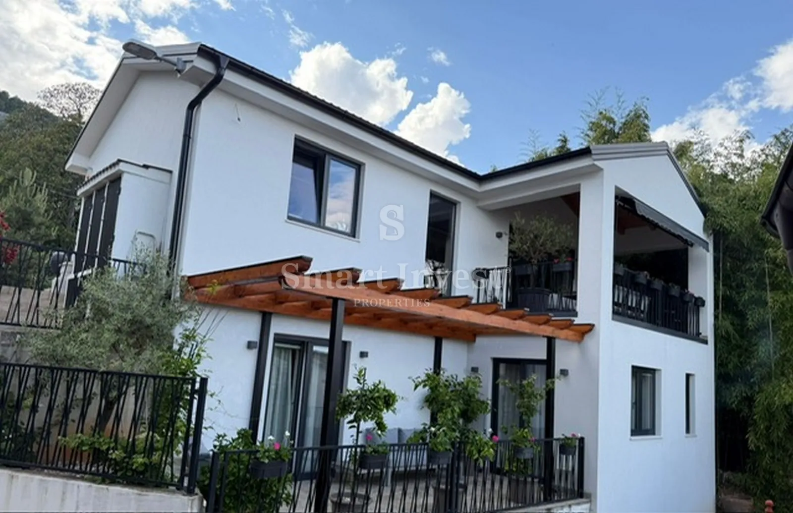 LOVRAN, prekrasna novoizgrađena kuća s pogledom na more