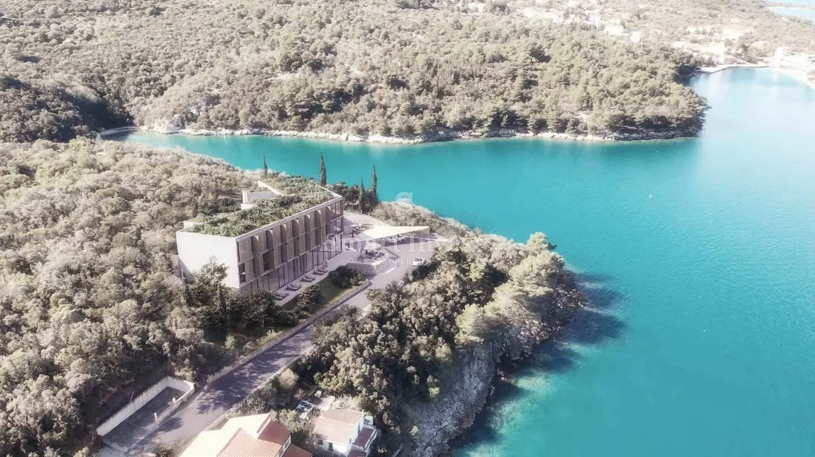 DUGI OTOK, građevinsko zemljište za hotel, vile 1. red more blizu Kornata - Savar, Sali