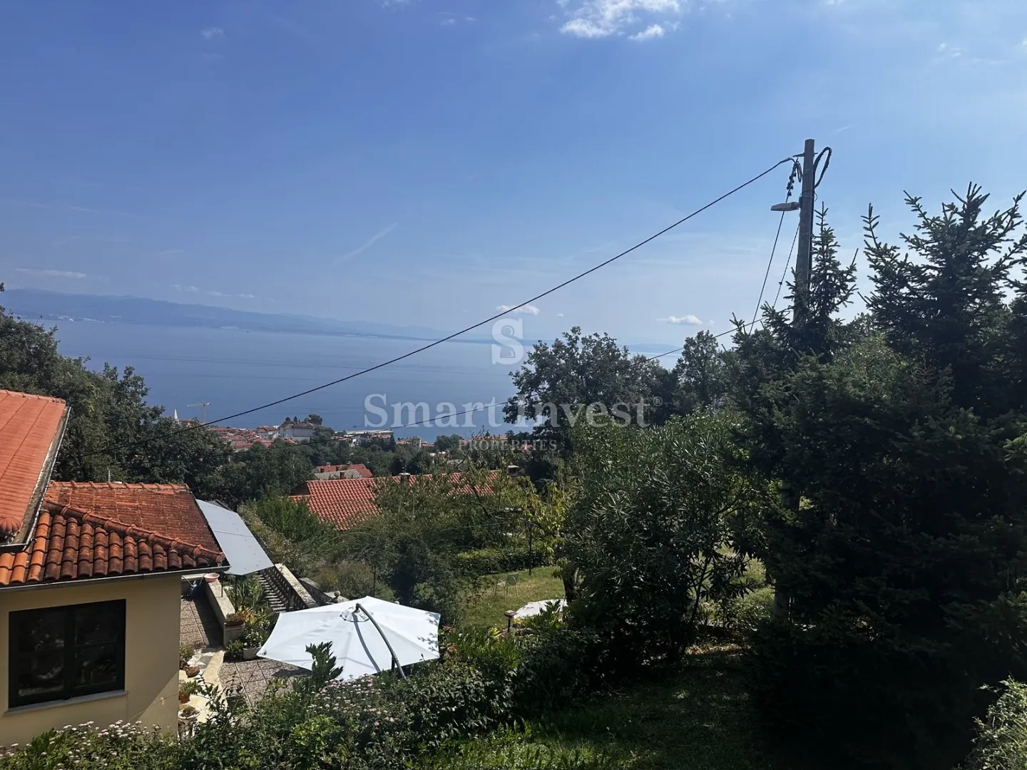 LOVRAN, građevinsko zemljište s pogledom na more!