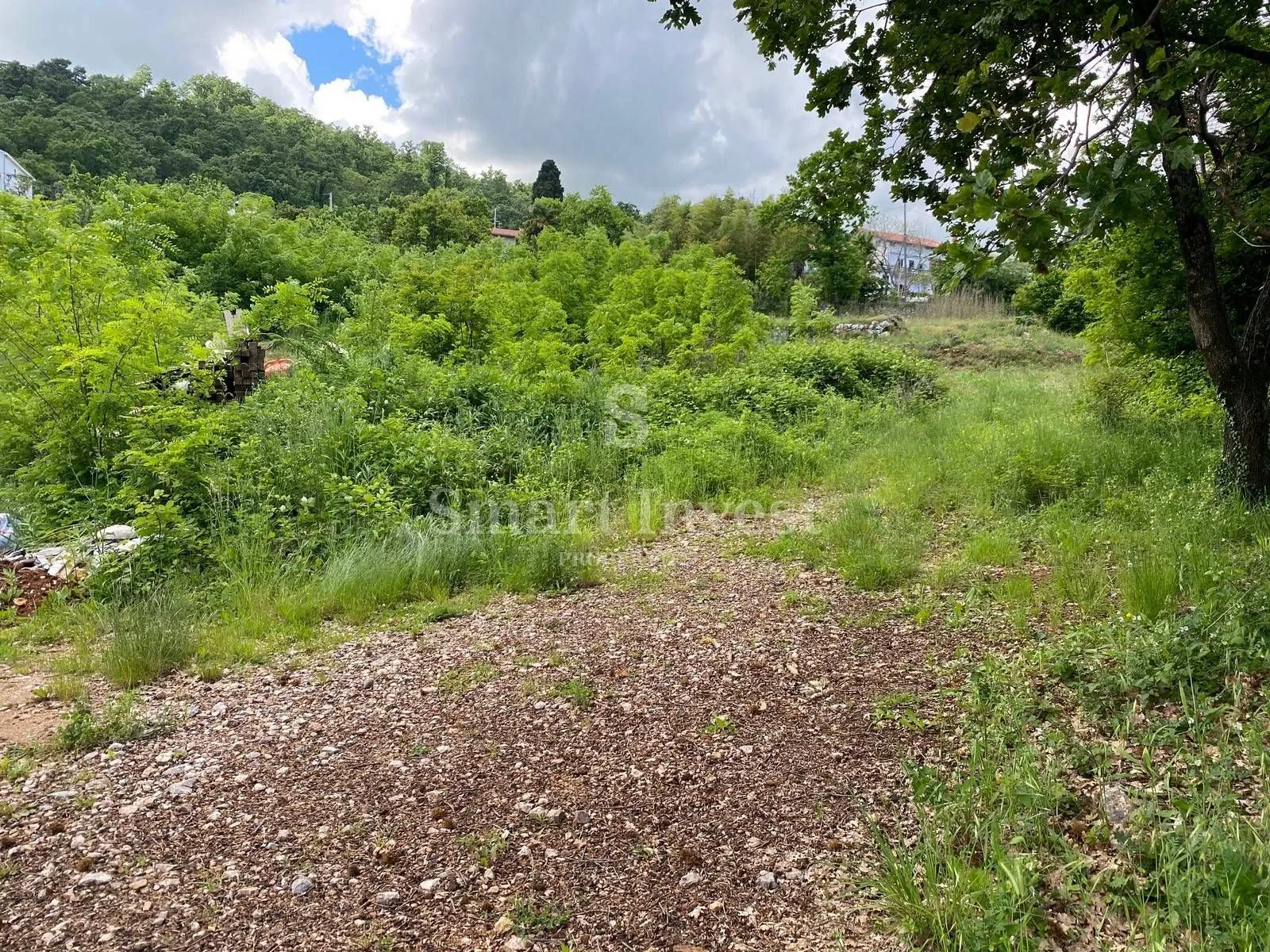 lovran, zemljište od 984 m2 s građevinskom dozvolom, pogled na more - slika 4