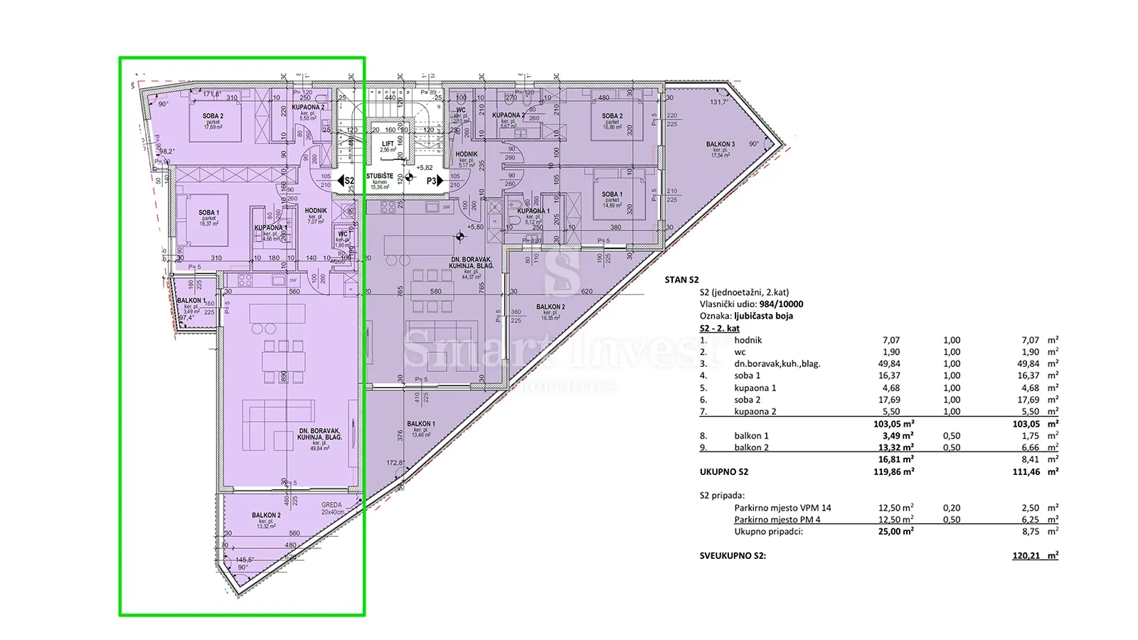 opatija, stan 2s+db s pogledom na more u novogradnji s bazenom (s2) - slika 41