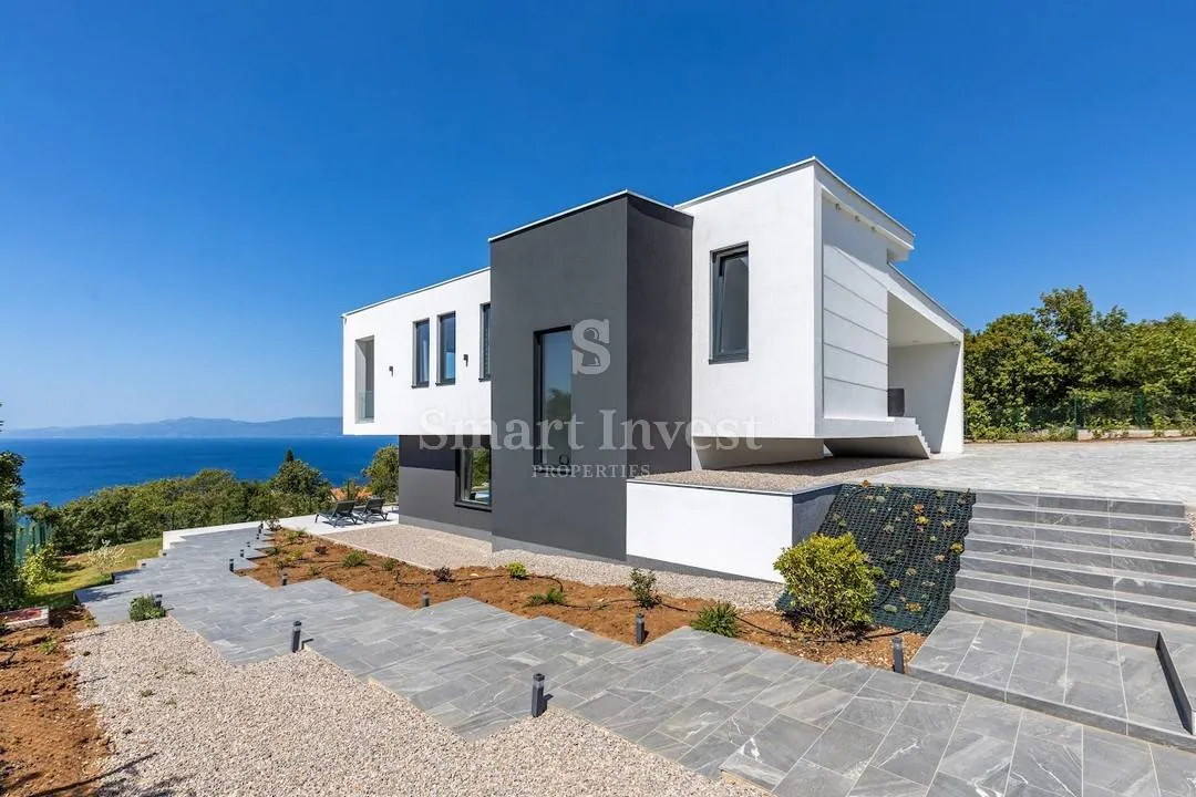 kostrena - predivna moderna vila s panoramskim pogledom - slika 51