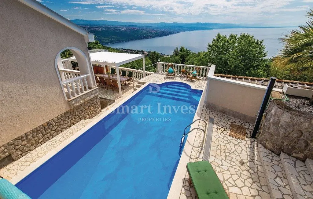 opatija, prostrana kuća s zadivljujućim pogledom na cijeli kvarner! - slika 6