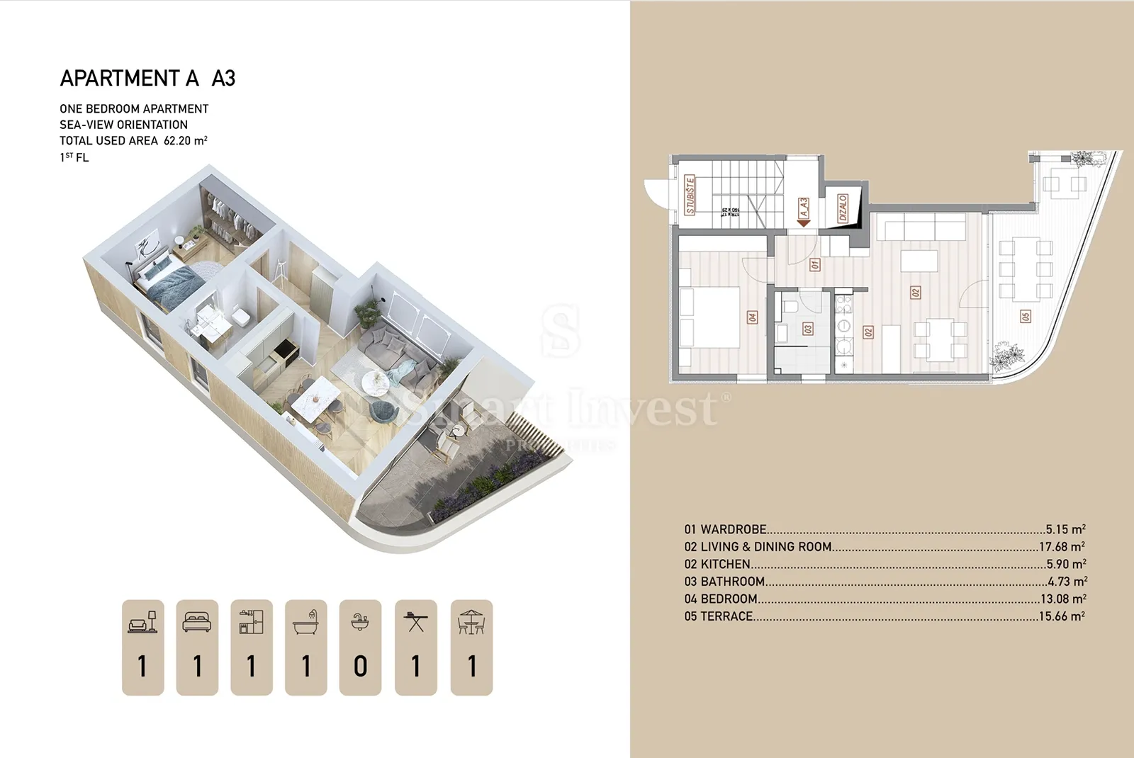 opatija - centar, vrhunski stan 1s+db s terasom u novogradnji (a-a3) - slika 33