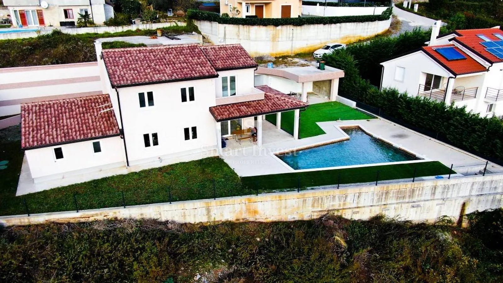 bregi, nova kuća s bazenom i pogledom na more - slika 29