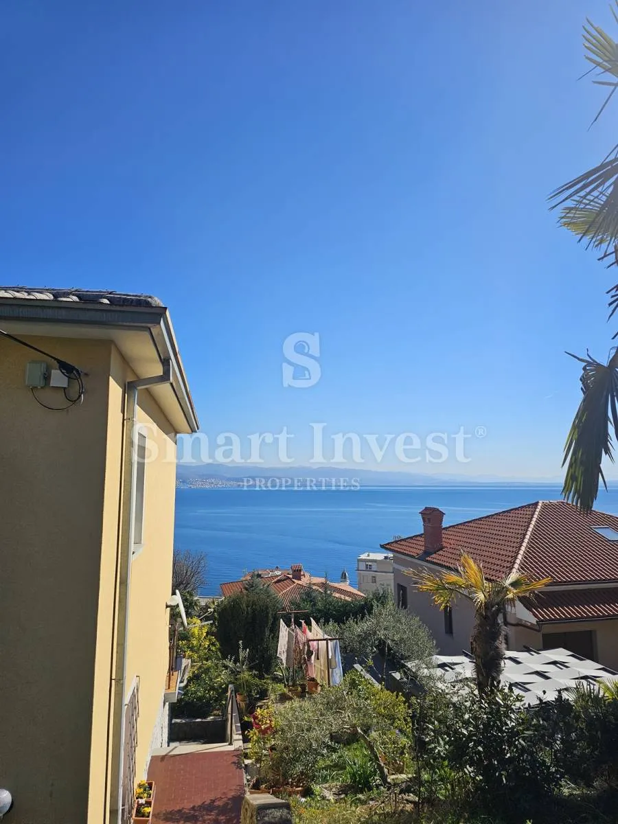 opatija, etaža kuće s garažom, vrtom i pogledom na more - slika 6