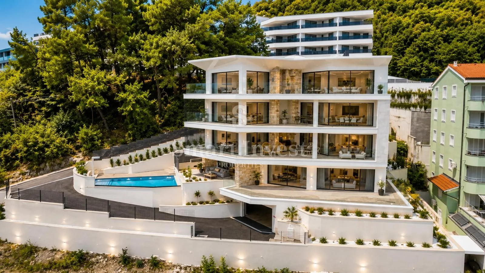 opatija - centar, raskošni penthouse s pogledom na more u novogradnji s bazenom (s3) - slika 9