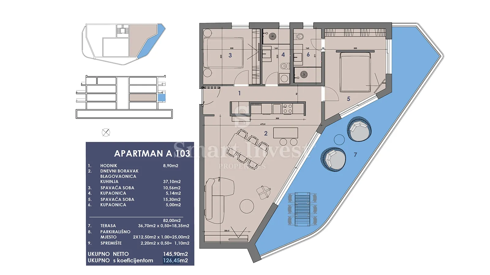 opatija, stan 2s+db u vrhunskoj novogradnji s bazenom (a103) - slika 19