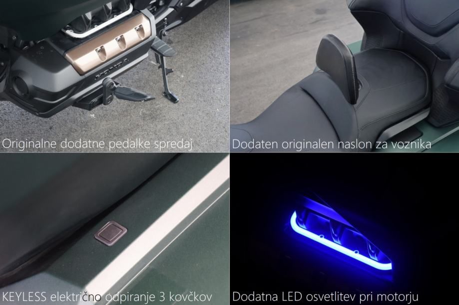 honda goldwing gl1800bd dct tourer led navi bluetooth tempomat, - slika 17