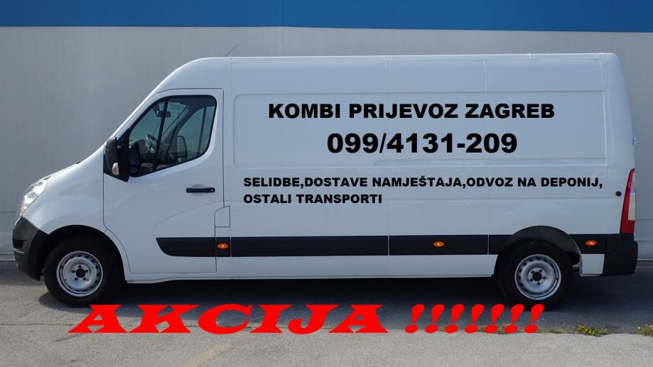 prijevoz kombijem selidbe već od 10e/1h,dostave !!!!!! 099/4131-209 - slika 1