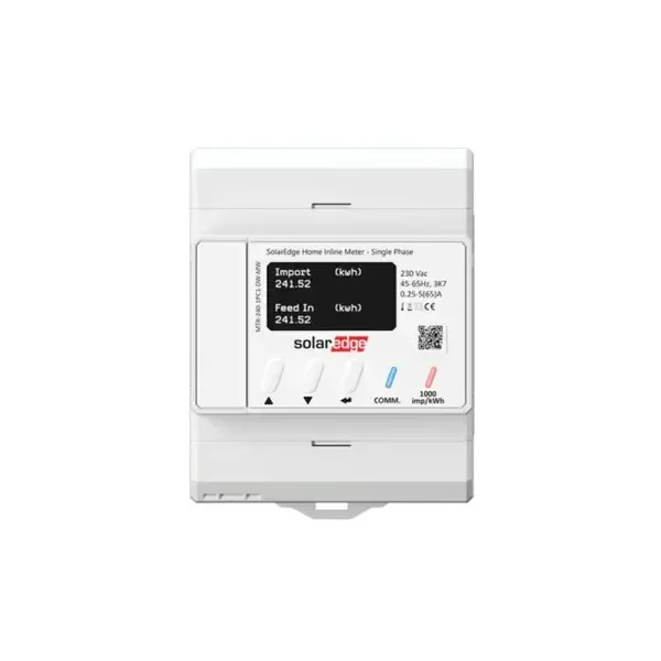 solaredge mjerač energije 1-fazni/3-fazni home inline meter, 230/400v - slika 1