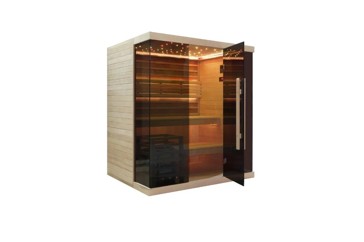 bio solna sauna – 180 x 140 x 200 cm – premium - slika 2