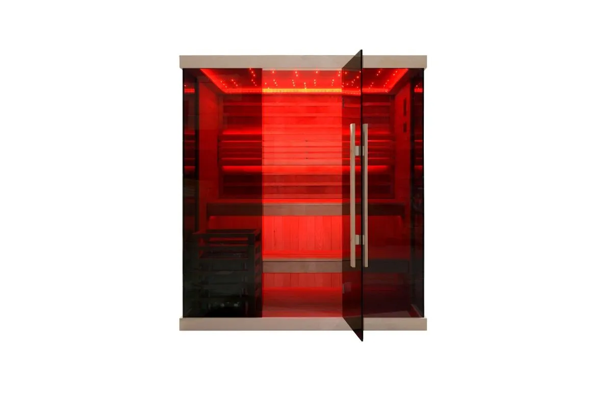 bio solna sauna – 180 x 140 x 200 cm – premium - slika 4