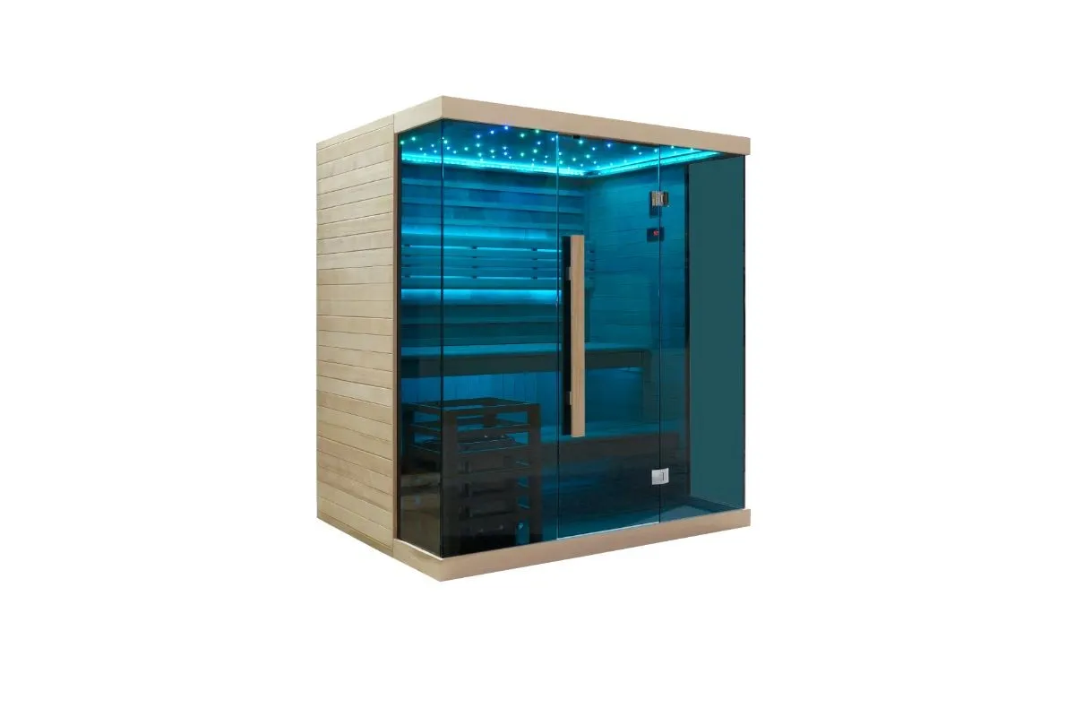 bio solna sauna – 180 x 140 x 200 cm – premium - slika 5