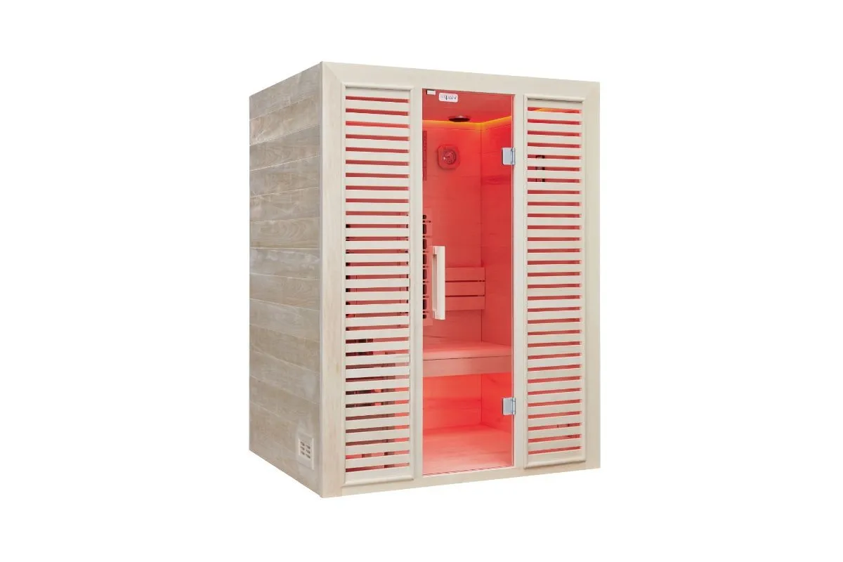 kombinirana sauna – 150 x 130 x 200 cm – elite – aspen - slika 2
