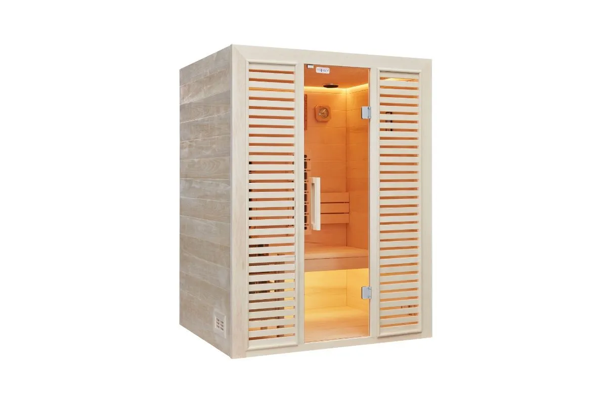 kombinirana sauna – 150 x 130 x 200 cm – elite – aspen - slika 3
