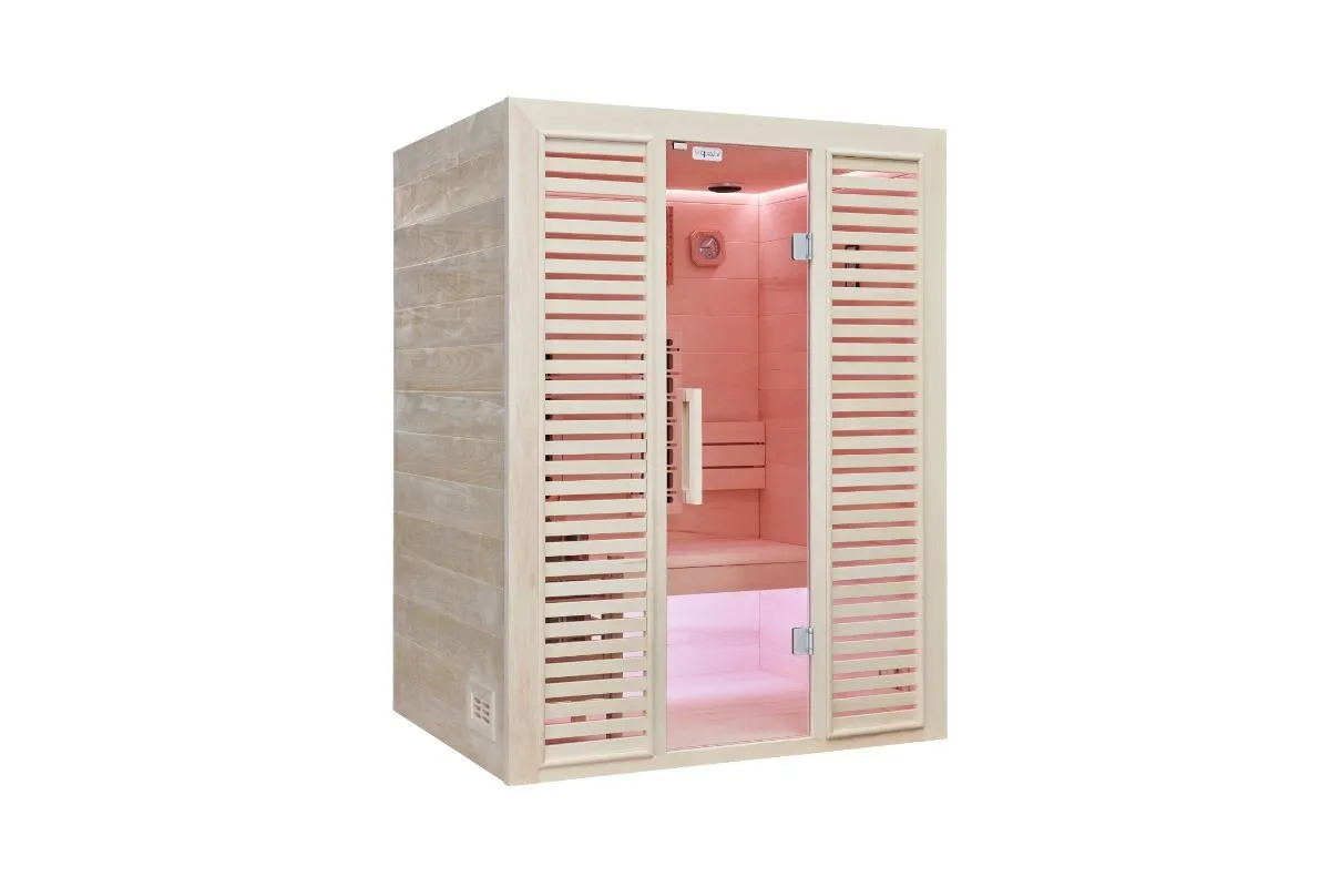 kombinirana sauna – 150 x 130 x 200 cm – elite – aspen - slika 15