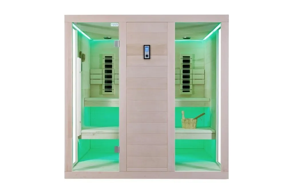 kombinirana sauna – 210 x 180 x 210 cm – elite – aspen - slika 11