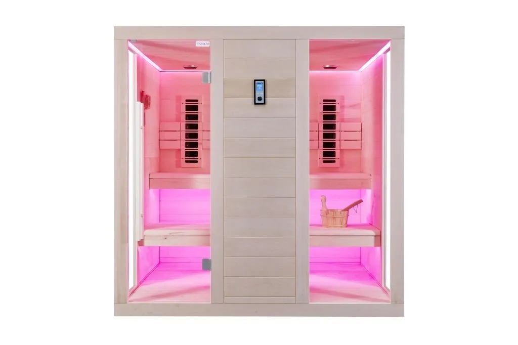 kombinirana sauna – 210 x 180 x 210 cm – elite – aspen - slika 2